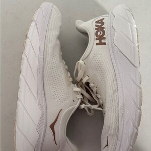 Hoka White Running Shoes